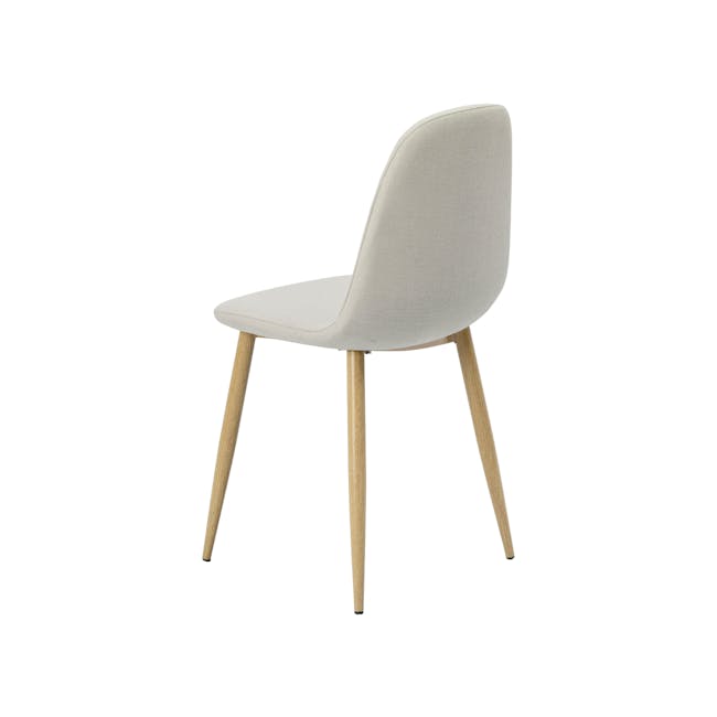 Fynn Dining Chair - Oak, Beige - 2