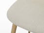 Charmant Dining Table 1.1m in Natural with 4 Fynn Dining Chairs in Beige and River Grey - 18