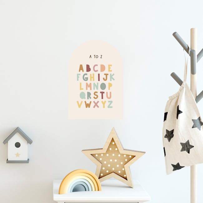 Urban Li'l Educational Wall Art Fabric Decal - Ages 2 to 5 - Months of the Year - 2