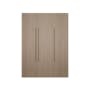 Lucca 3 Door Wardrobe 2 - Herringbone Oak - 1