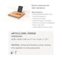 Berghoff Non-Slip Bamboo Cutting Board with Tablet Stand - 3