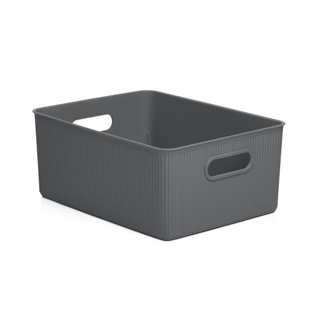 Tatay Organizer Storage Basket - Grey (4 Sizes) - 5L - 10