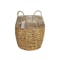 ecoHOUZE Hyacinth Round Basket With Handles - 0