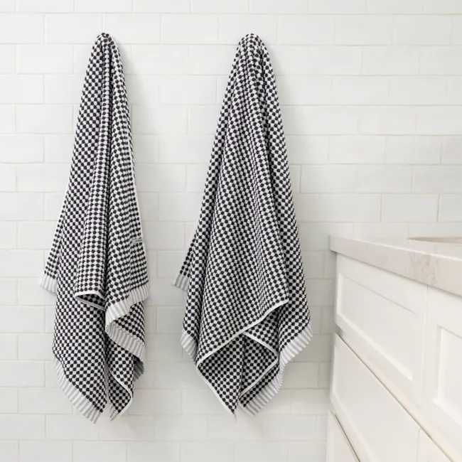 Robinsons Splendour DuoTone Bath Towel Hotel Collection - Slate - 5