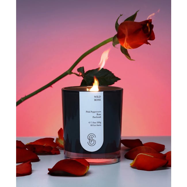 Wild Rose Scented Candle - 1