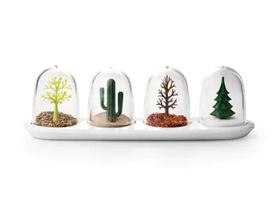 Qualy Four Seasons Seasoning Shaker Set