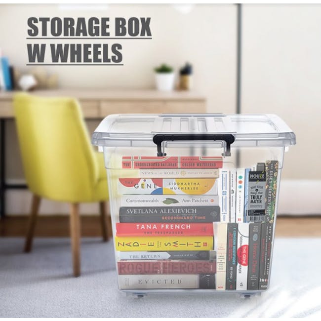 HOUZE 95L Storage Box with Wheels - 2