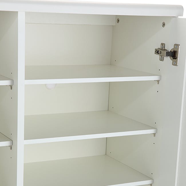 Tomos Shoe Cabinet 0.9m - White - 5