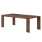 Clarkson Dining Table 2.2m in Cocoa with 4 Fabian Armchairs in Espresso - 1
