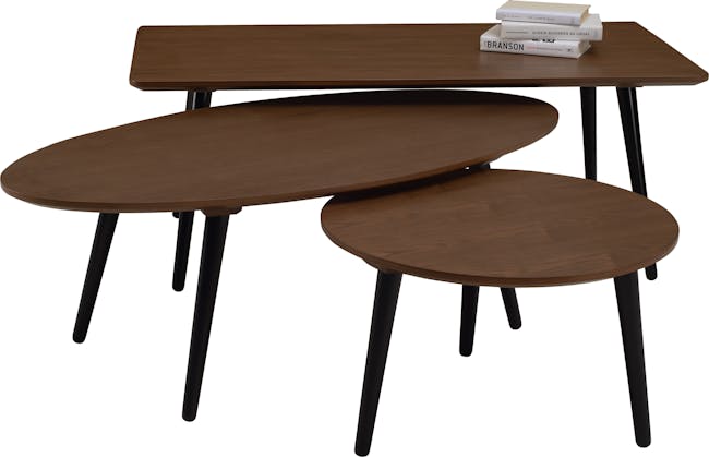 Carsyn Oval Coffee Table - Cocoa - 4