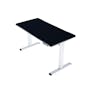 X1 Adjustable Table - White frame, Black MFC (3 Sizes) - 1