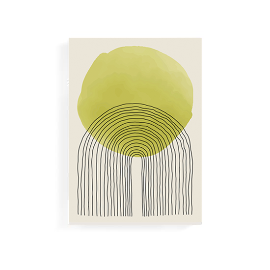 Abstract Art Print on Stretched Canvas 50cm by 70cm - Sol Rainbow