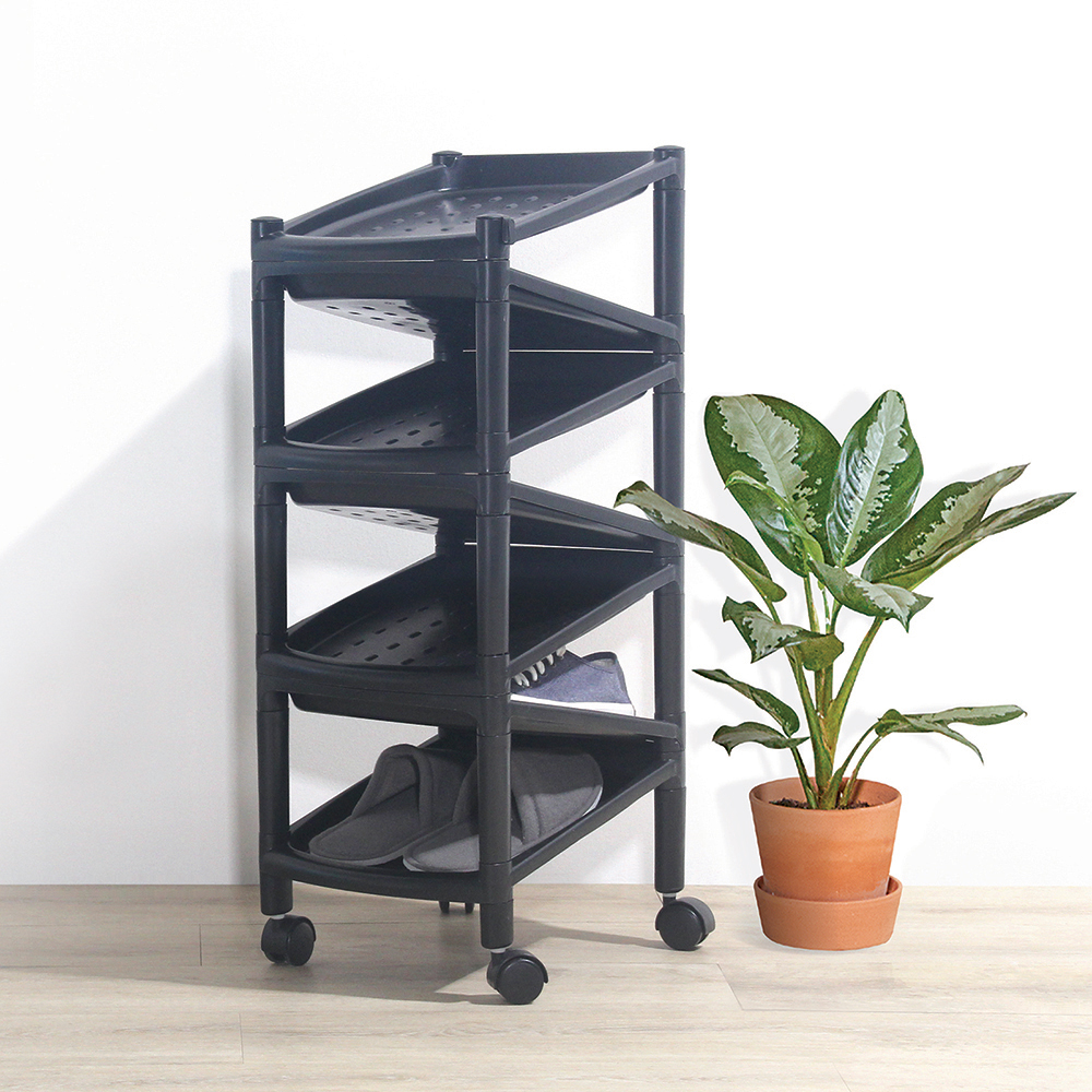 Algo Zig Zag Shoe Rack with Wheels (3 Sizes), Algo HipVan