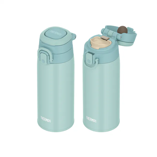 Thermos® One-Push Bottle with Carry Loop - Mint Blue (2 Sizes) - 5