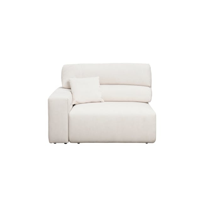 Forte 4 Seater Power Sliding Extension Sofa - Pearl River (Scratch Resistant) - Zero Wall - 15