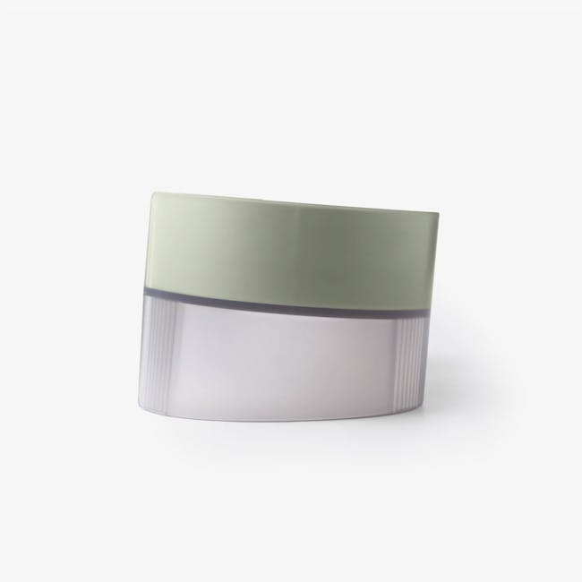 Pidan S Cat Bowl - Khaki - 4 - Glass jar, transparent container, sleek design, modern aesthetic, minimalist style