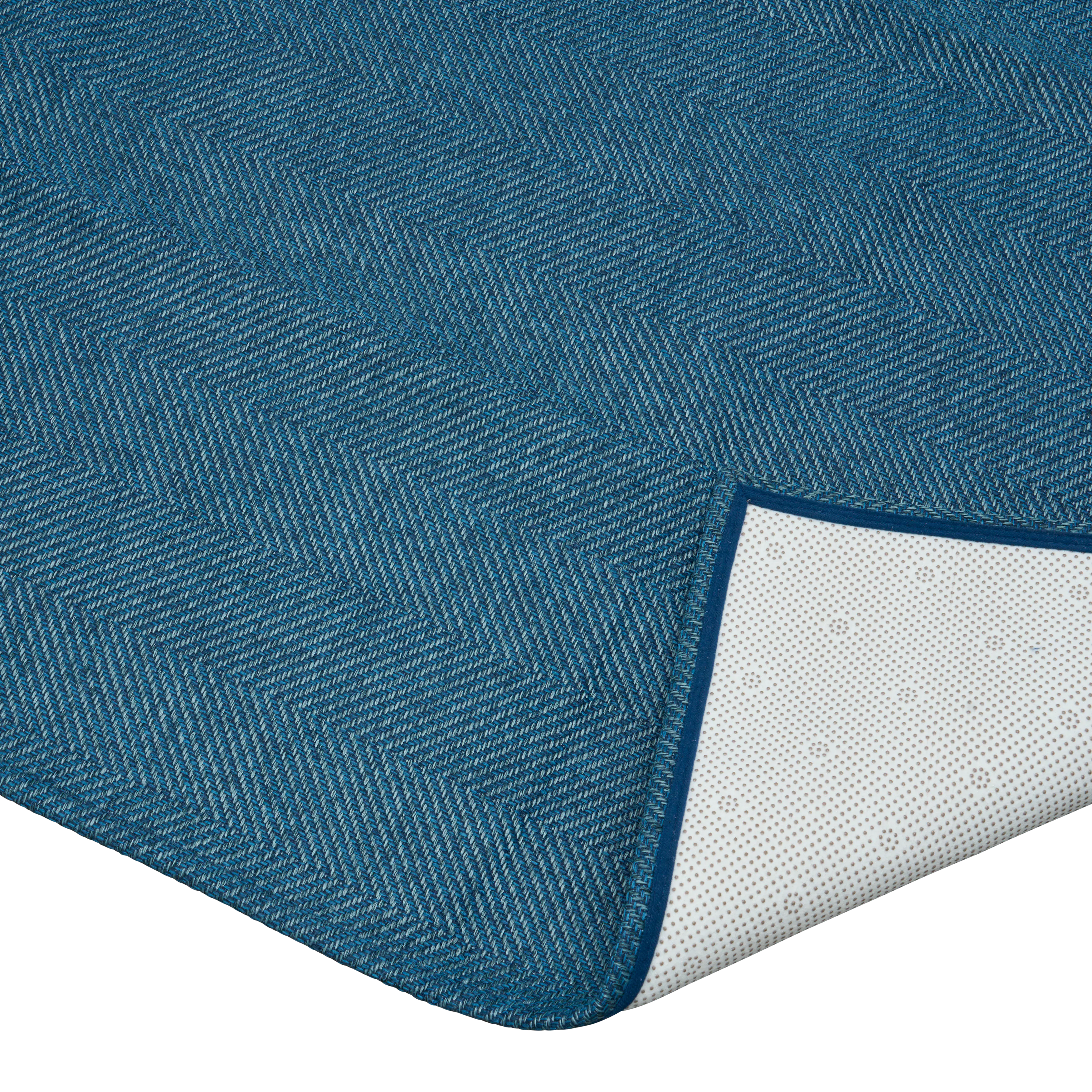 Harris Woven Rug (2 Sizes) - Navy - 7