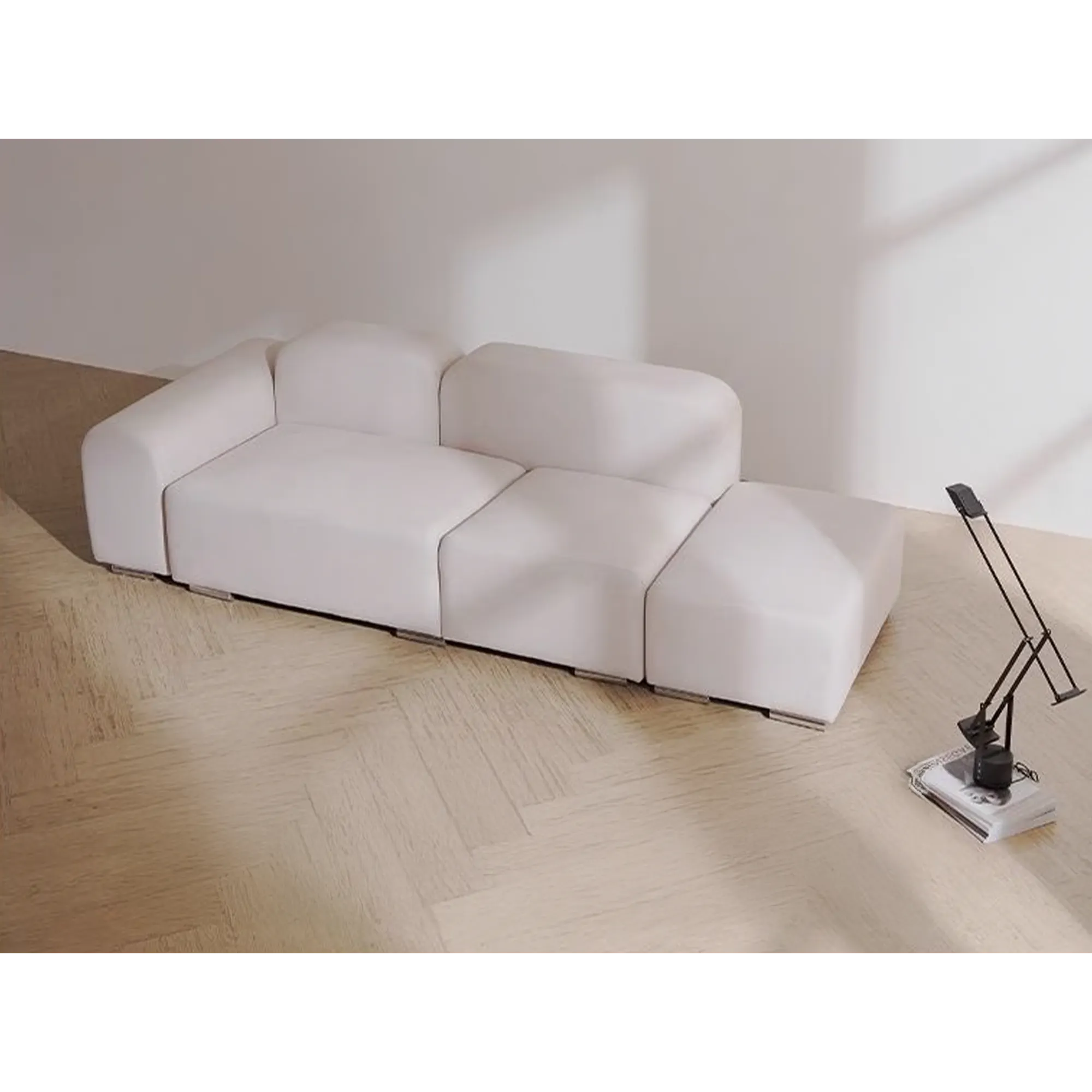 Sonata 3 Seater Sofa - Ivory (Pet Friendly) - 11