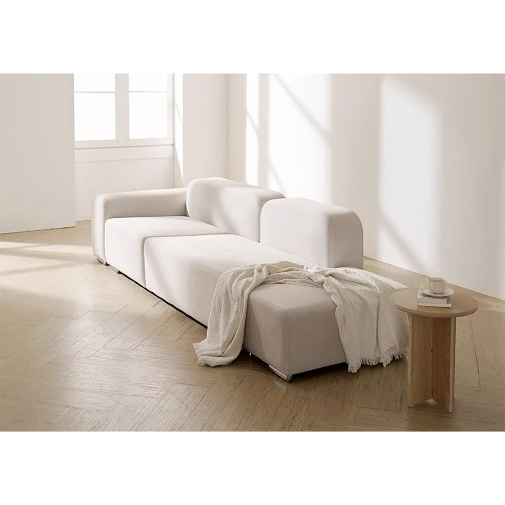 Sonata 3 Seater Sofa - Ivory (Pet Friendly) - 20
