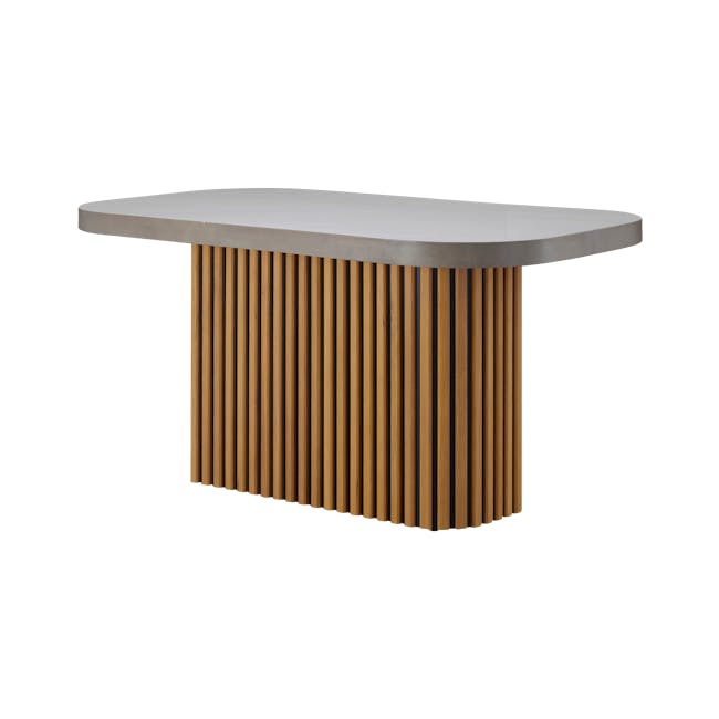 (As-is) Ellie Concrete Dining Table 1.6m - 0