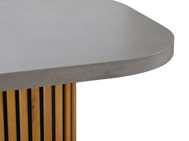 (As-is) Ellie Concrete Dining Table 1.6m - 13