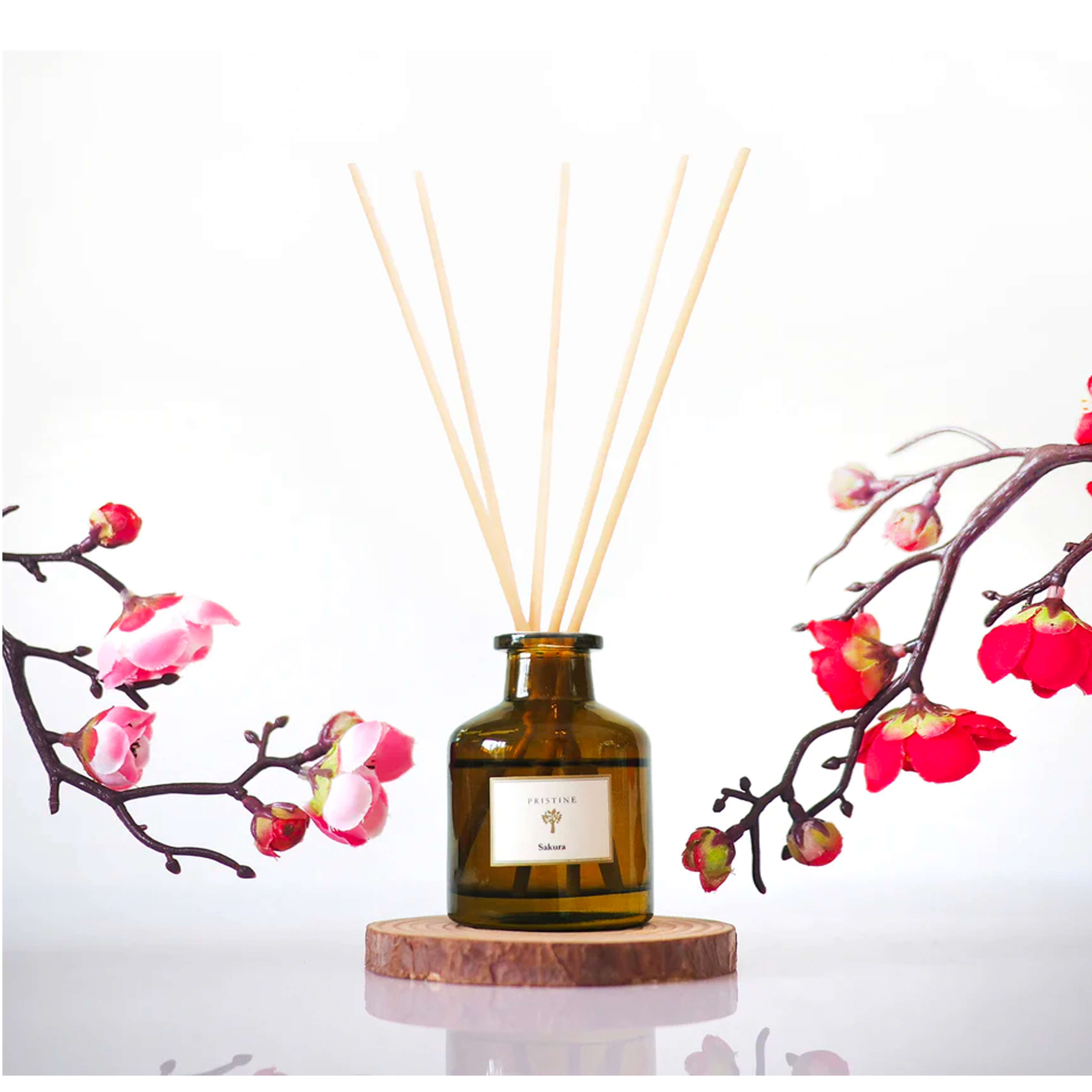 Pristine Aroma Reed Diffuser, Sakura Garden Scent, 50ml 