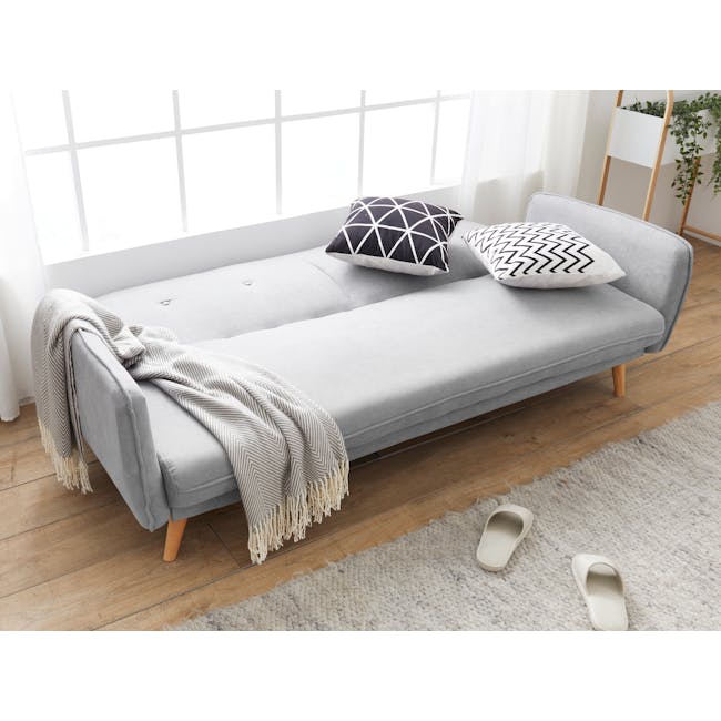 Emery Sofa Bed - Pigeon Grey - 1