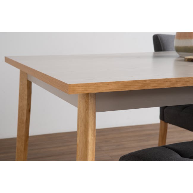(As-is) Sergio Dining Table 1.5m - Natural, Grey - 6
