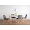 Sergio Dining Table 1.5m - Natural, Grey - 1