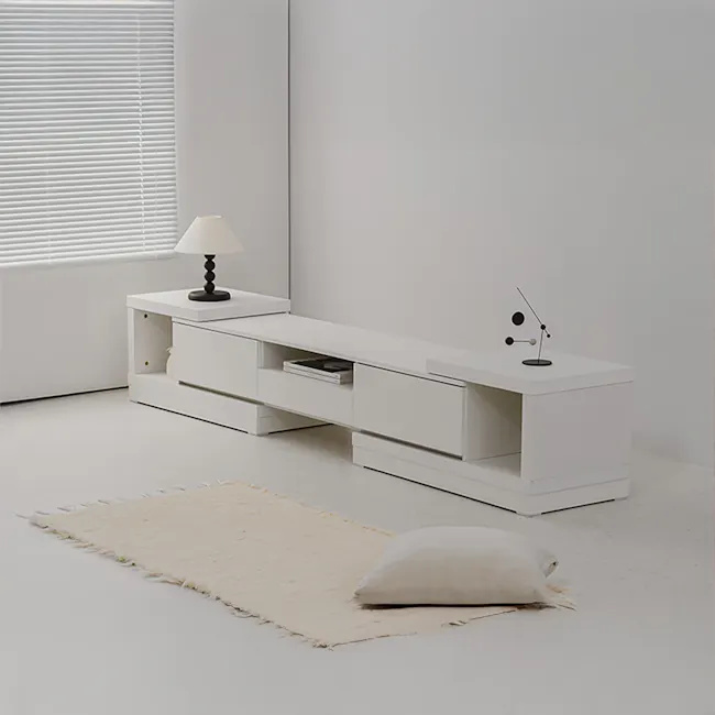 Derelle Extendable TV Console 1.6m-2.4m - White