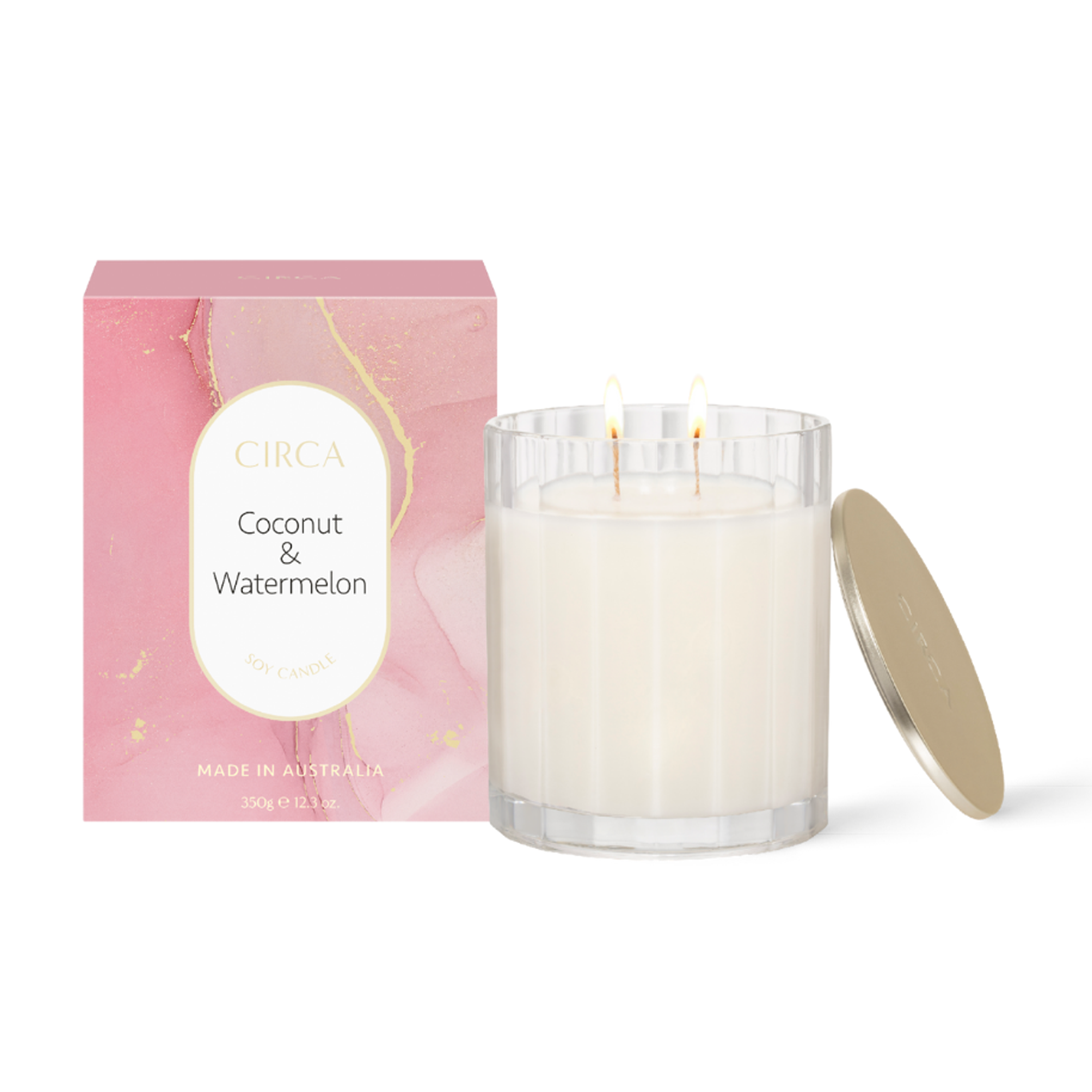 Circa Soy Candle 350g - Coconut & Watermelon