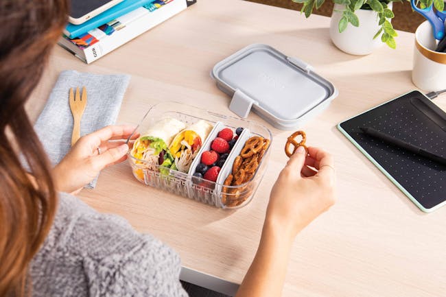 PackIt Mod Lunch Bento Container - Grey - 1