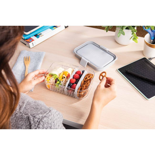 PackIt Mod Lunch Bento Container - Grey - 1