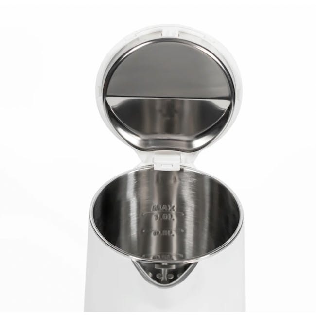 TOYOMI 1L Stainless Steel Electric Cordless Kettle WK 1029 - White - 4