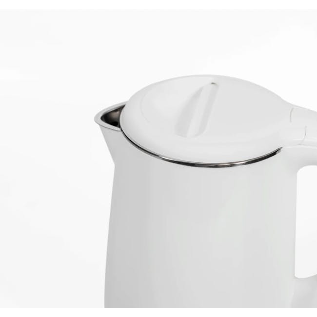 TOYOMI 1L Stainless Steel Electric Cordless Kettle WK 1029 - White - 3