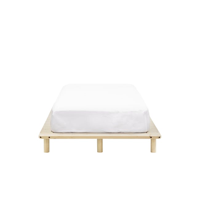 Hiro Super Single Platform Bed with 1 Dallas Bedside Table - 8