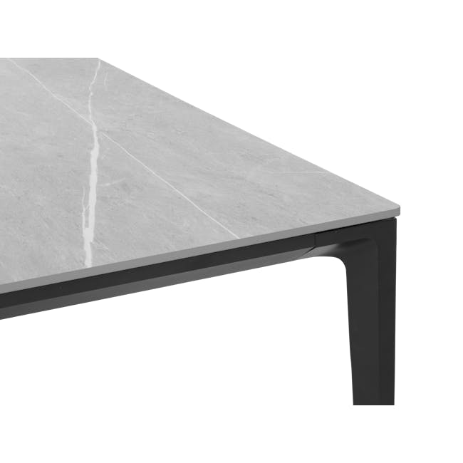Edna Dining Table 1.6m - Granite Grey (Sintered Stone) - 1