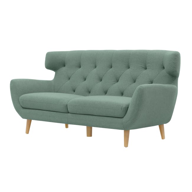 Agatha 3 Seater Sofa with Agatha Armchair - Jade - 1