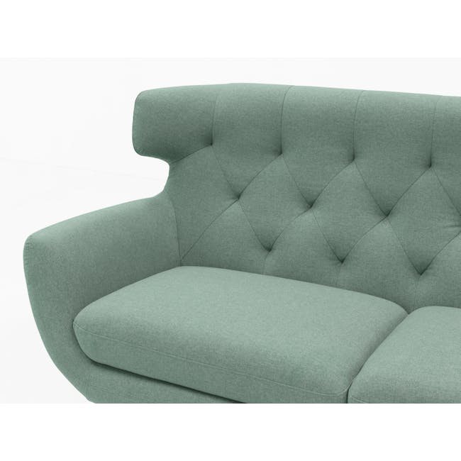 Agatha 3 Seater Sofa with Agatha Armchair - Jade - 2