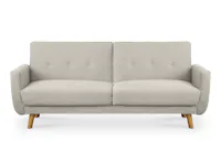 (As-is) Maverick 3 Seater Sofa Bed - Oak, Beige (Eco Clean Fabric)