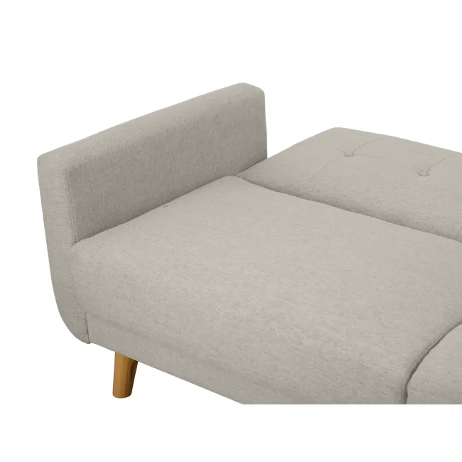 (As-is) Maverick 3 Seater Sofa Bed - Oak, Beige (Eco Clean Fabric) - 22