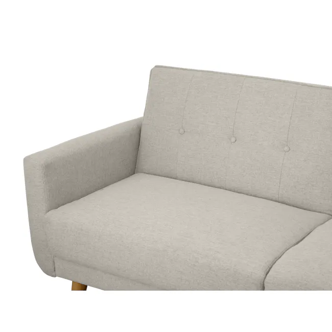 (As-is) Maverick 3 Seater Sofa Bed - Oak, Beige (Eco Clean Fabric) - 23