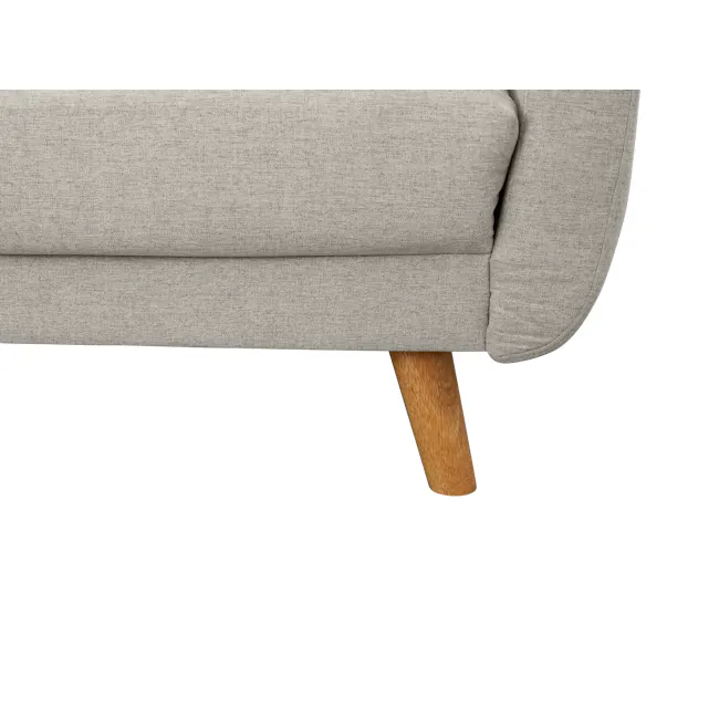 (As-is) Maverick 3 Seater Sofa Bed - Oak, Beige (Eco Clean Fabric) - 24
