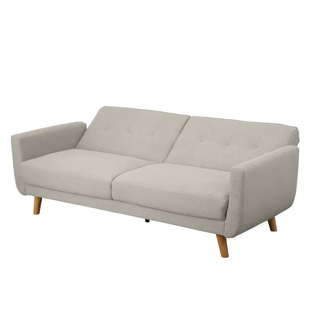 (As-is) Maverick 3 Seater Sofa Bed - Oak, Beige (Eco Clean Fabric) - 18