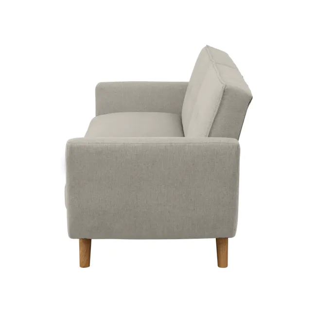 (As-is) Maverick 3 Seater Sofa Bed - Oak, Beige (Eco Clean Fabric) - 20