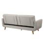 Maverick Sofa Bed - Oak, Beige (Eco Clean Fabric) - 7