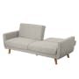 Maverick Sofa Bed - Oak, Beige (Eco Clean Fabric) - 3
