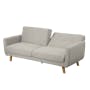 Maverick Sofa Bed - Oak, Beige (Eco Clean Fabric) - 2