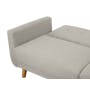 Maverick Sofa Bed - Oak, Beige (Eco Clean Fabric) - 8