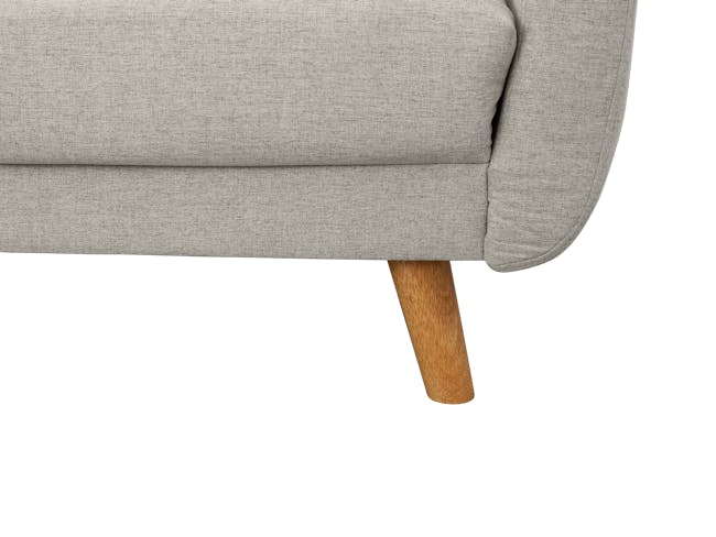 Maverick Sofa Bed - Oak, Beige (Eco Clean Fabric) - 10